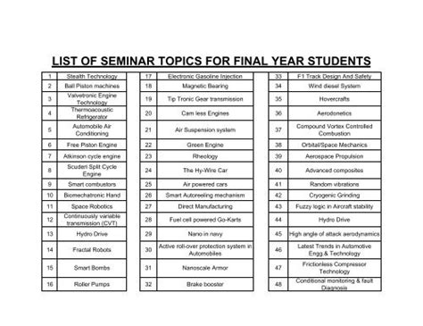 easy seminar topics for ece|Seminar Topics for Final Year Engineering Students .
